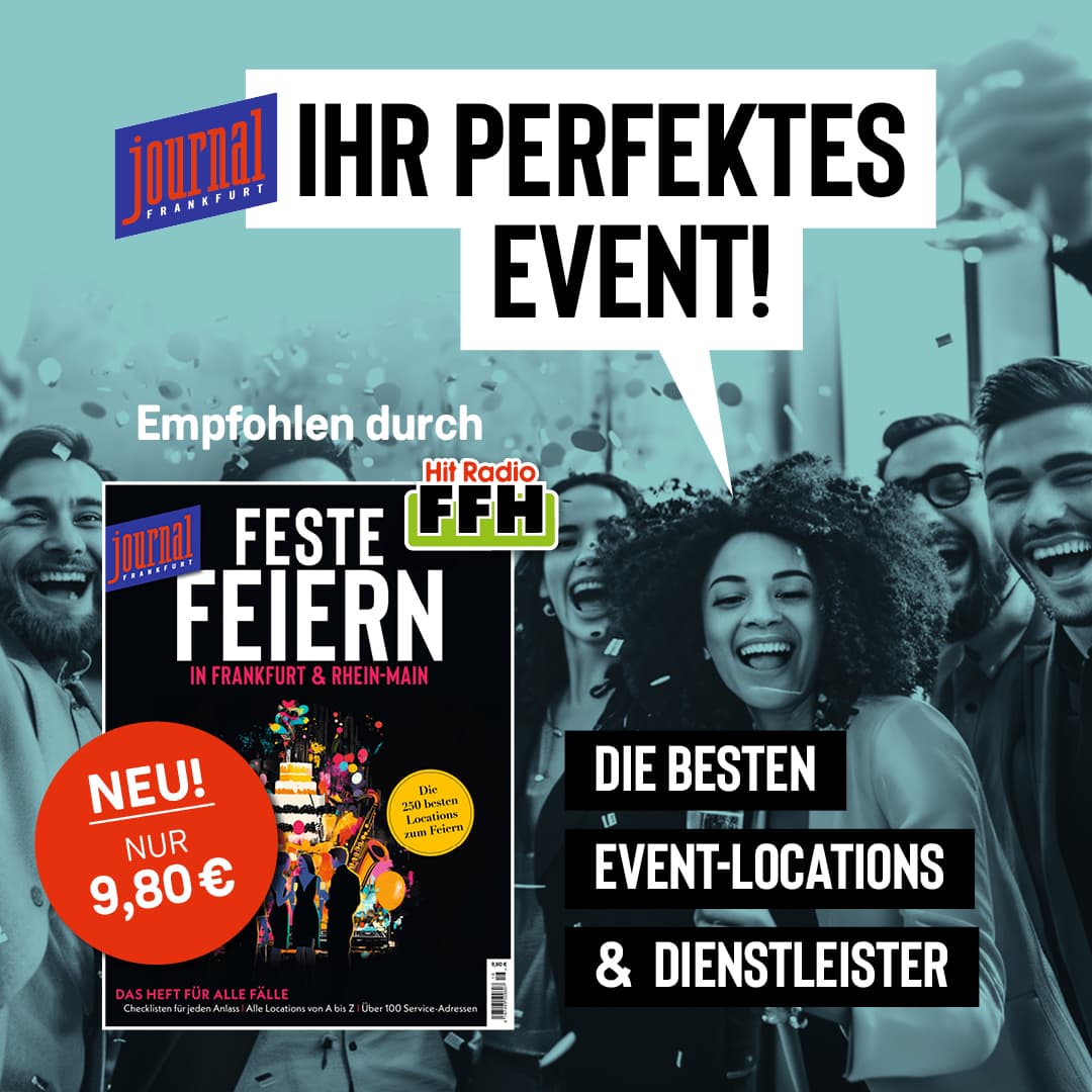 Auszeichnung Beste Eventlocation vom Journal Frankfurt