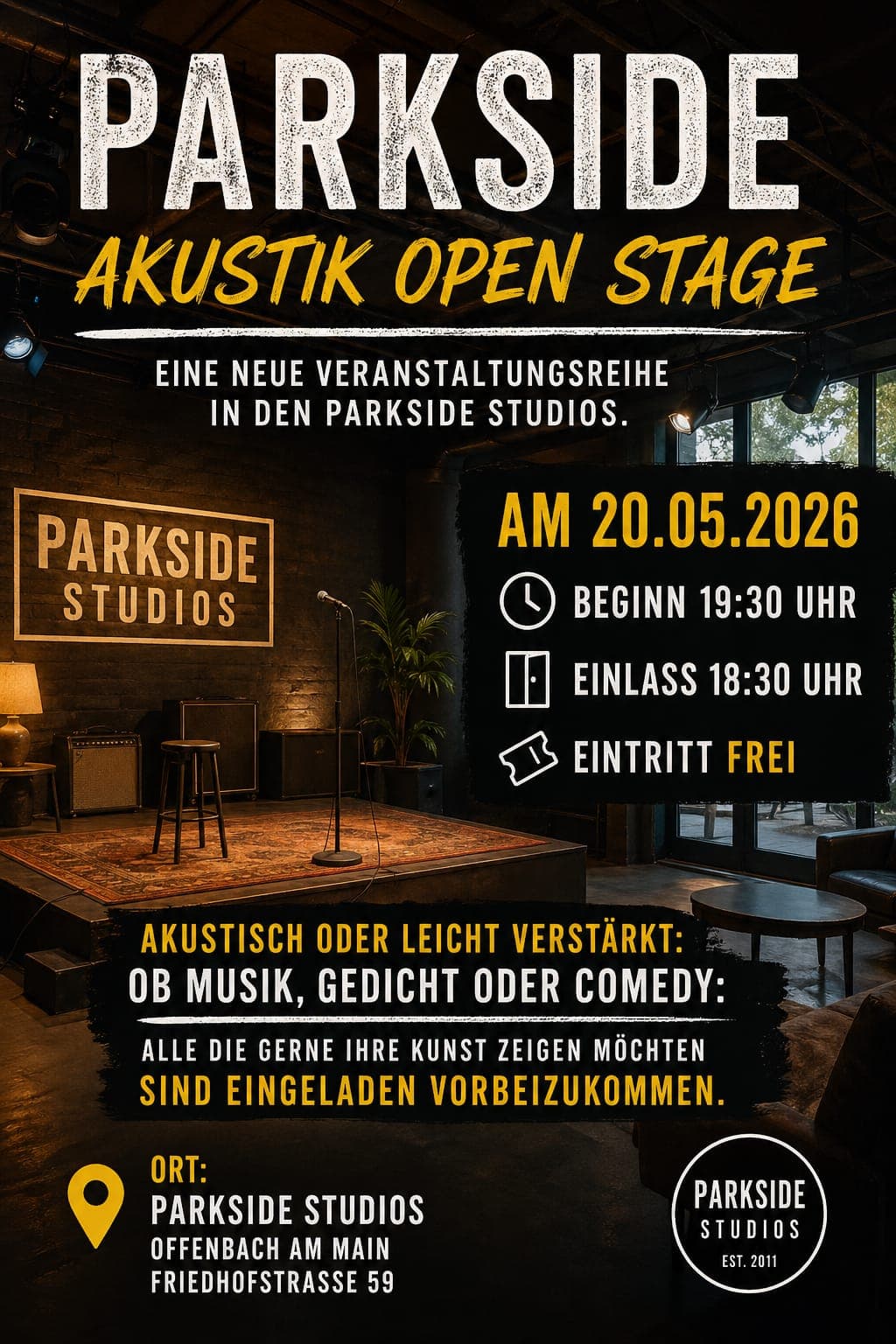 akustik open stage 2026