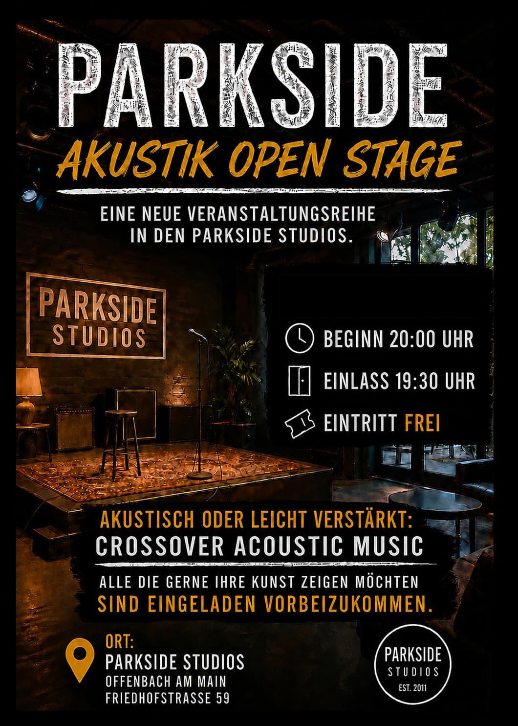 akustik open stage blank